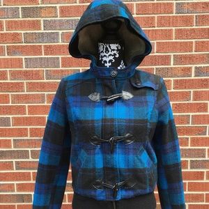 Delia’s Blue Plaid Jacket